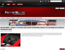 Tablet Screenshot of ferrariboost.com